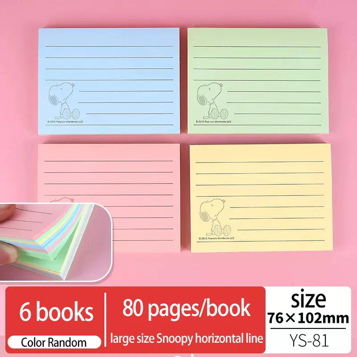 Cheerful Cartoon Sticky Notes - Lively Set for a Productive Workspace