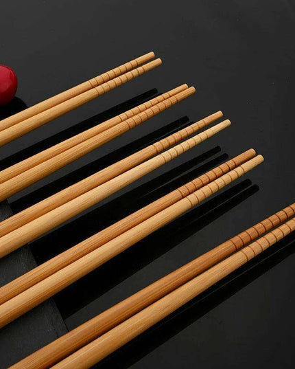Eco-Conscious Bamboo Chopsticks Set for Authentic Asian Cuisine