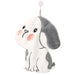 Dog-Shaped Coral Velvet Hand Towel with Lanyard Loop for Kitchen and Bathroom