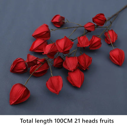 XUELY 21 Heads Foam Lantern Flower Branch - Wedding & Home Decor