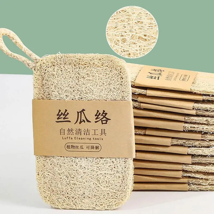 Eco-Friendly Loofah Dish Cleaning Scrubber for Sustainable Kitchen Care