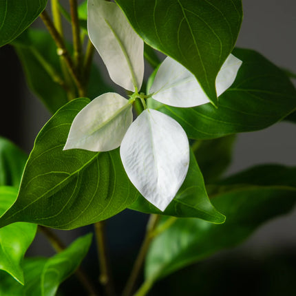 82-144cm Large Artificial Ficus Tree Fake Magnolia Plants Branch Tall