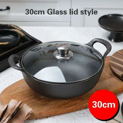 Traditional Asian Cast Iron Cooking Pot - Enhance Your Culinary Journey