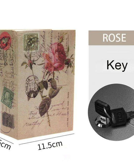 Secret Book Safe with Combination Lock for Concealed Valuables