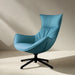 Modern Leather Lounge Chair for Living Room - Nordic Luxury Accent Chair
