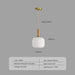 Scandinavian-Inspired Minimalist Glass LED Pendant Lights - Elegant Japanese Design for Home Interiors
