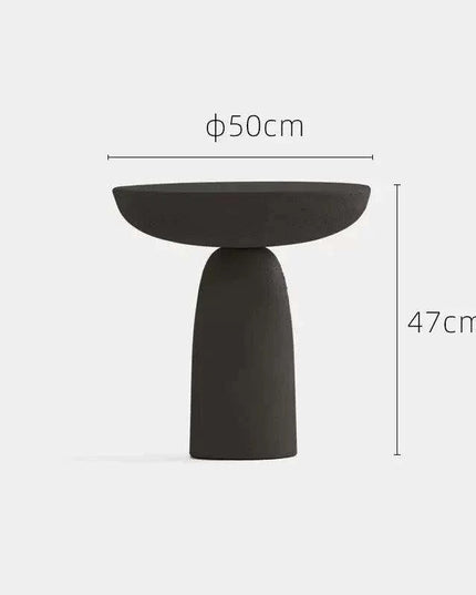 Sleek Grey Marble Nesting Coffee Table with Stylish Black Travertine Base for Contemporary Spaces