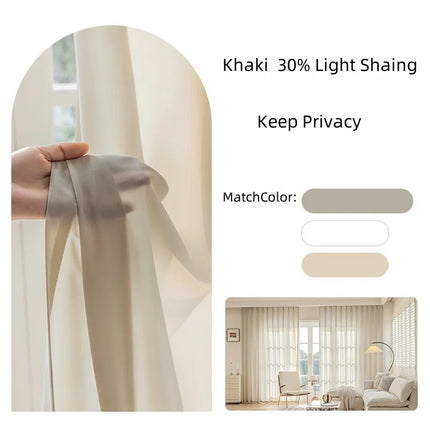 byetee Extra High Sheer Tulle Curtains – 350/400/500cm Floor-to-Ceiling Drapes