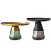 Elegant Retro Italian Glass Coffee Table