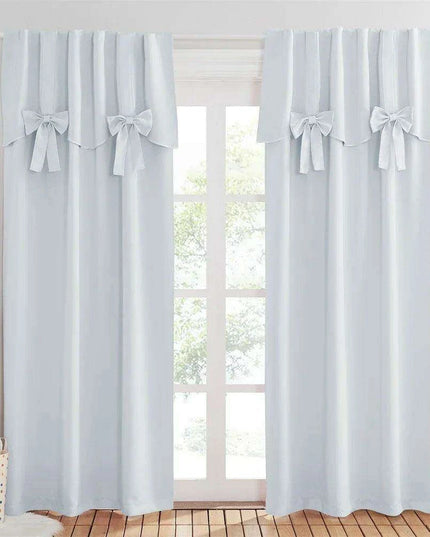 Elegant Ruffled Faux Silk Satin Blackout Curtains - Timeless Luxury