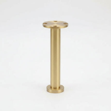 Luxury Solid Brass Furniture Leg — Minimalist Cabinet & Sofa Support Foot, 110mm to 210mm