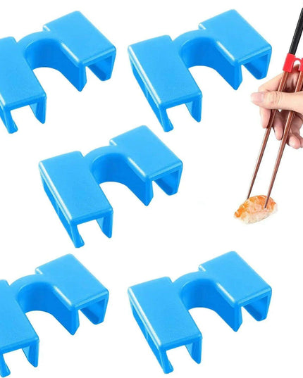 Set of 5 Easy-to-Use Reusable Chopstick Training Helpers - Perfect for Mastering Dining Skills