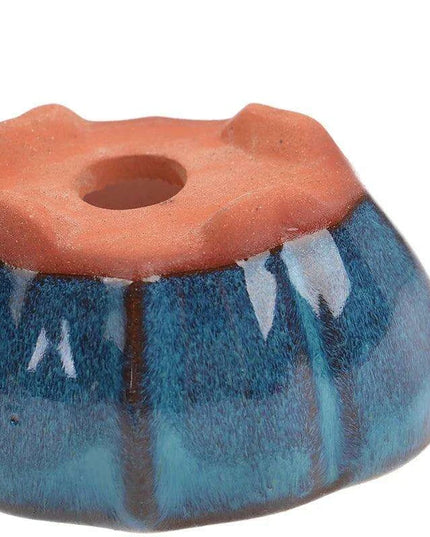 Sleek 7.5*5.7*4cm Ceramic Bonsai Pot - Modern Decorative Planter with Drainage System