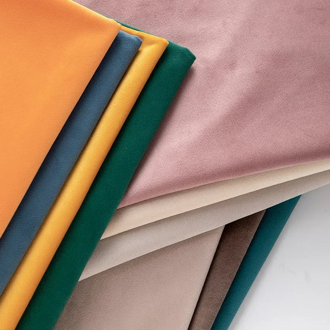 Thickened Polyester Velvet Fabric — 150cm Wide, 450g/m²