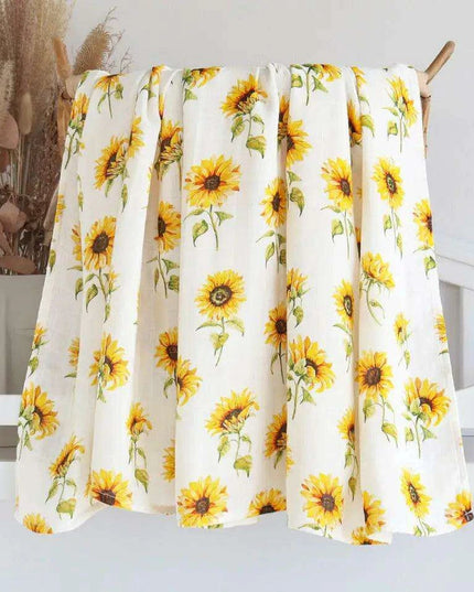 Luxuriously Soft Organic Bamboo Cotton Swaddle Blanket for Infants