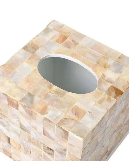 Elegant Seashell Tissue Holder - A Stylish Home Essential