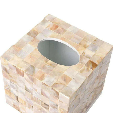 Chic Shell-Design Tissue Holder for Elegant Home Decor and Organization