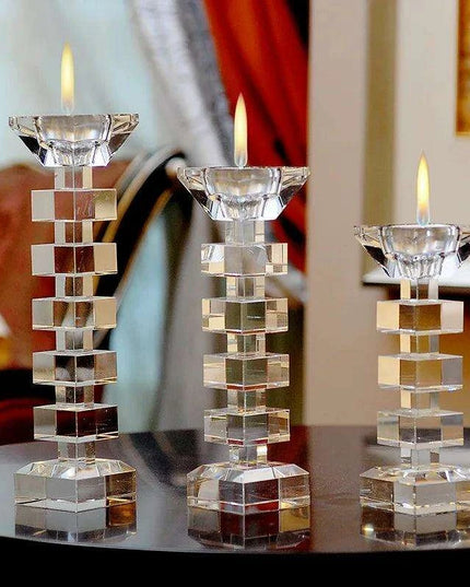 Sophisticated Crystal Tealight Holders for Luxurious Home Decor and Celebrations