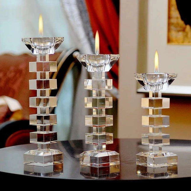 Sophisticated Crystal Tealight Holders for Luxurious Home Decor and Celebrations