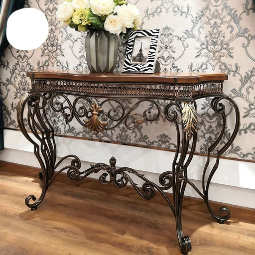 Vintage American Botanical Console Table