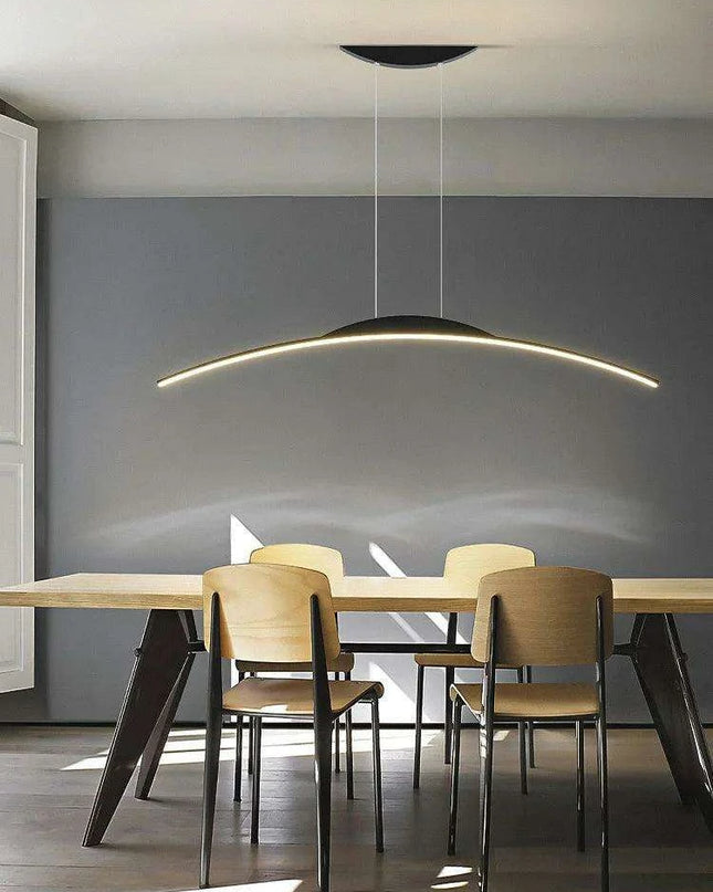 Contemporary Italian Adjustable Pendant Light - Customizable Lighting with Durable Aluminum and Flexible Silica Gel