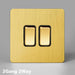 Luxurious Gold Dimmer Switch Set with USB Charging Port - Perfect for French/EU Plugs