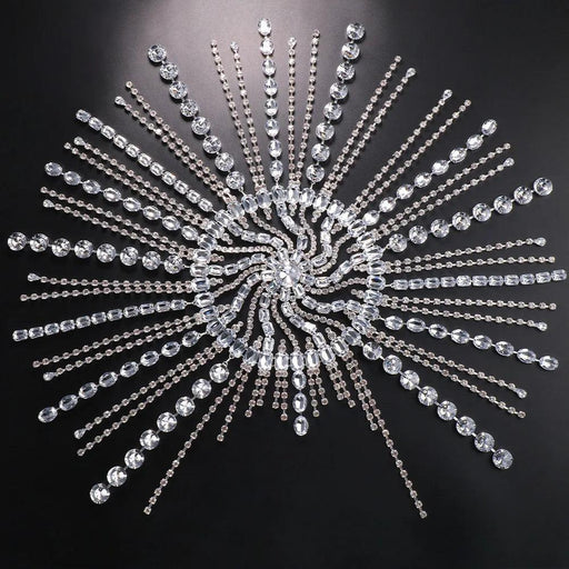 Sparkling Rhinestone Forehead Chain for Exquisite Events
