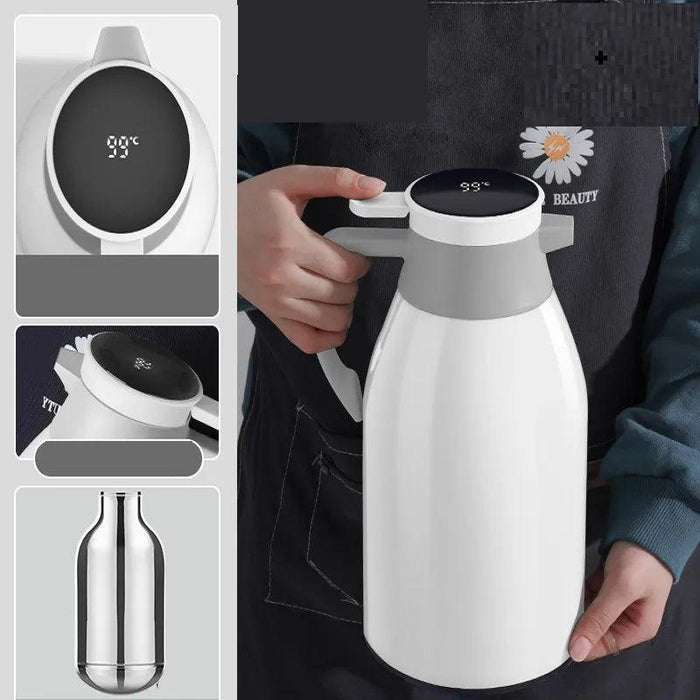 2L Smart Thermal Jug with Touchscreen - Stylish Hot Beverage Dispenser