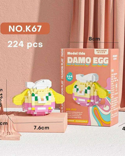 Sanrio Character Building Block Set - Whimsical Decor and Creative Play for Girls