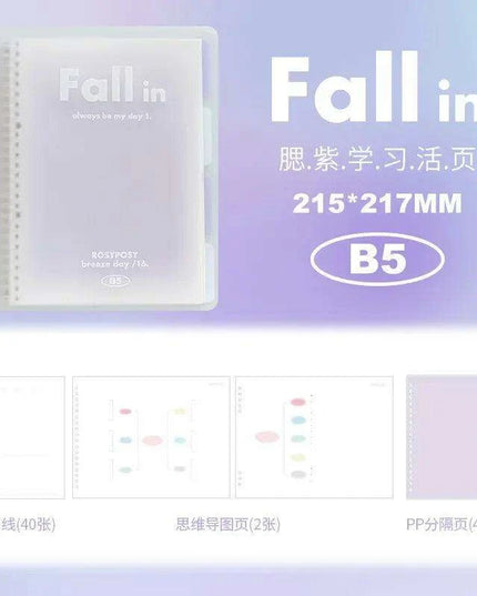 Customizable Ombre A5 & B5 Notebook Set for Stylish Office & School Essentials