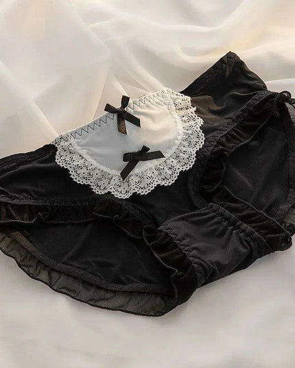 Luxe Lace Seamless Cotton Briefs for Women - 5-Pack