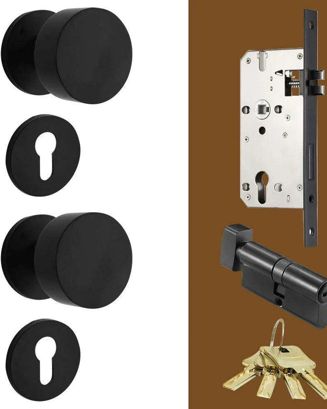 Sleek Serenity Brass Door Handle: Elevate Your Home's Style and Security