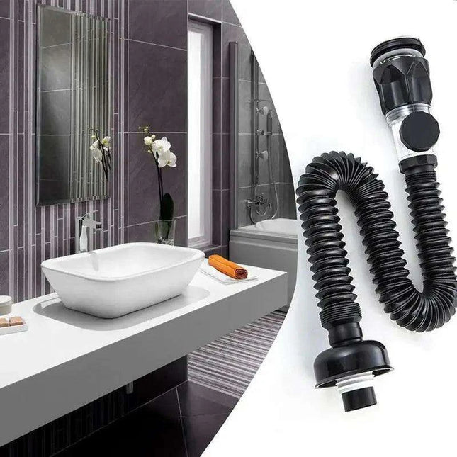 Innovative Flexible Drain Pipe System for Kitchen and Bathroom Solutions