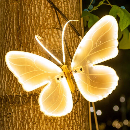 1PC 12V Led Outdoor Simulation Dynamic Static Butterfly Lights for Festival Home Decor Holiday Wedding Party Diy Decorations 1pc-12v-led-outdoor-simulation-dynamic-static-butterfly-lights-for-festival-home-decor-holiday-wedding-party-diy-decorations