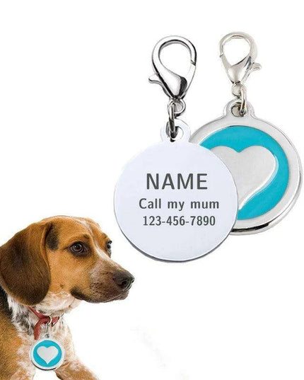 Personalized Love-Inspired Pet ID Tag for Your Furry Friend