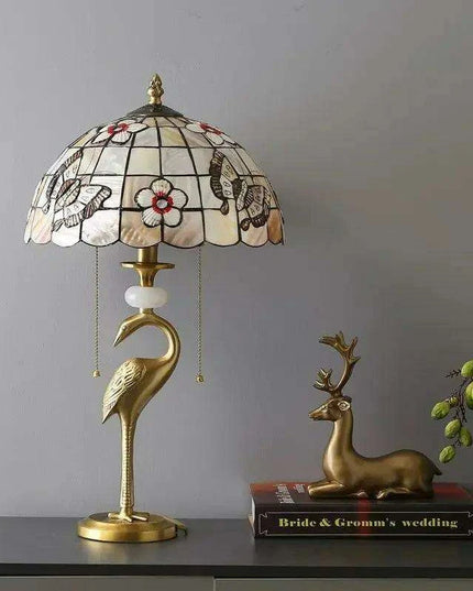 Vintage-Inspired Brass LED Table Lamp: A Timeless Lighting Masterpiece