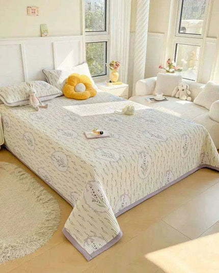 Chic Cotton Bedspreads for Double and Queen Size Beds - Cozy Princess-Inspired Covers for a Stylish Bedroom Retreat