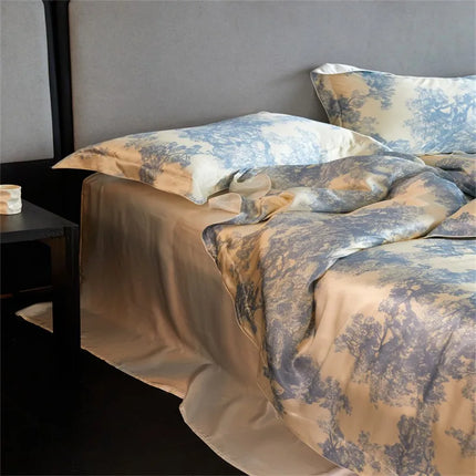 100% Mulberry Silk Duvet Cover Set, Cal King/Super King