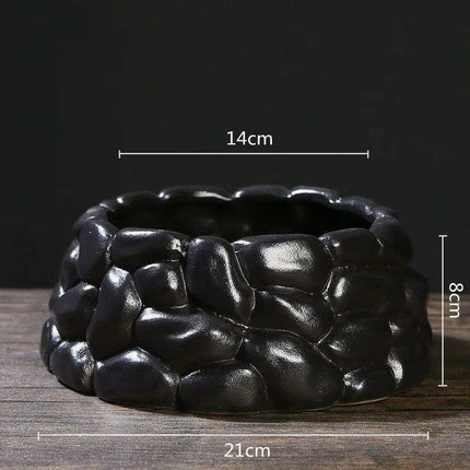 Timeless Elegance: Handcrafted Chinese Ceramic Bonsai Planter for Exquisite Home Decor