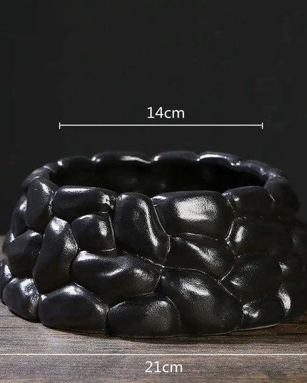 Timeless Elegance: Handcrafted Chinese Ceramic Bonsai Planter for Exquisite Home Decor