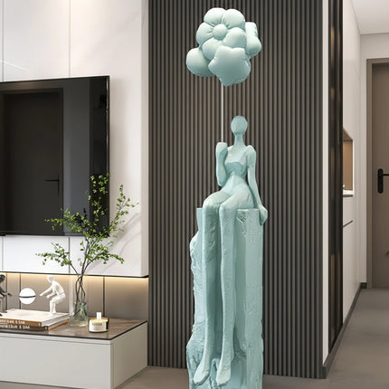 Home Decor Figurines Abstract Statues Art Ornaments Living Room Large