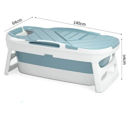 Freestanding Hydromassage Bathtub Mat with Anti-Slip Barrier - Japanese Home Spa