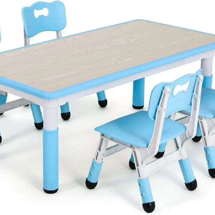 Ergonomic and Adjustable Kids Table and Chair Set for Safe Playtime