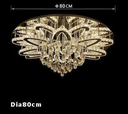 Elegant RGB Dimmable Crystal Ceiling Light for Modern Homes