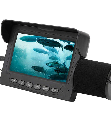 4.3-Inch HD Color Underwater Fishing Camera with 15m Cable and Night Vision LED Lights for Ultimate Exploration