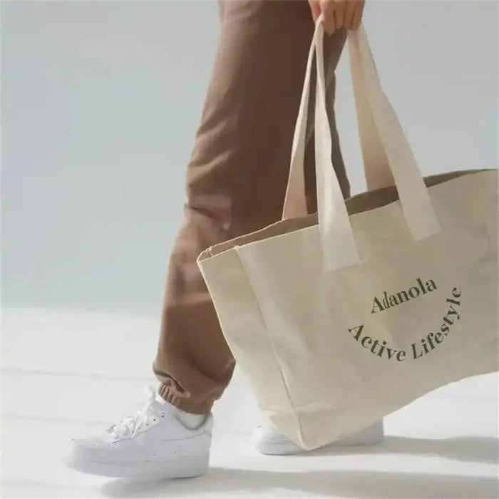 Customizable Luxury Cotton Tote Bag - Bulk Purchase Option
