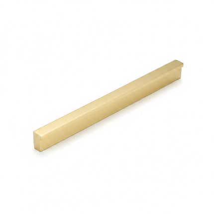 Solid Brass Cabinet Pull — Minimalist Handle for Wardrobes, Kitchens & Wine Cabinets