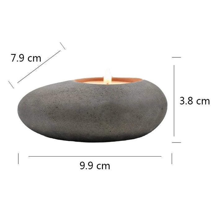 Customizable Silicone Mold for Artistic Cement Candle Holders
