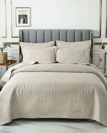 Elegant Green Bubble Kiss 3-Piece Quilt Set for King, Queen & Double Beds