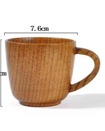Handcrafted Rustic Spruce Wood Mug - Stylish Natural Drinkware for All Beverages